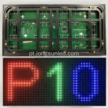 Módulo Telão LED colorido para exterior P10